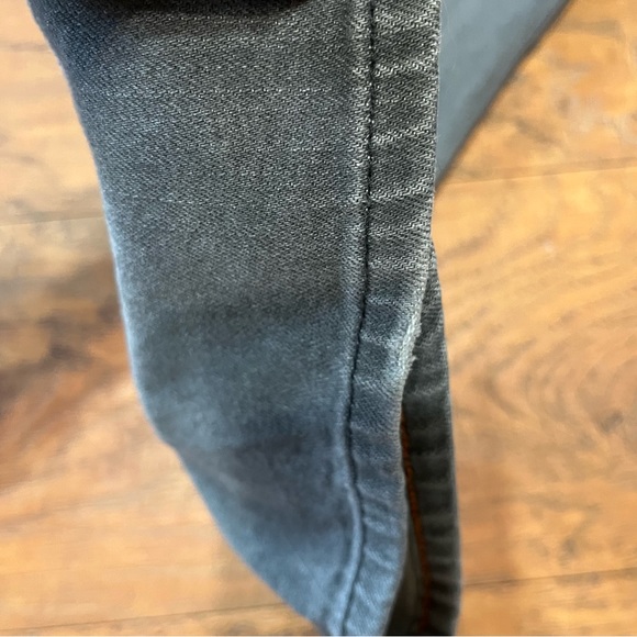 Lee slim fit dark gray denim jeans tapered ankle pockets relaxed mid rise 36/30 - Picture 9 of 16